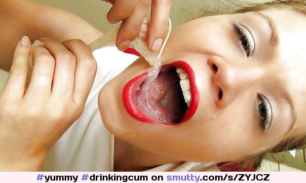 #drinkingcum #condom #mouthfull #cum