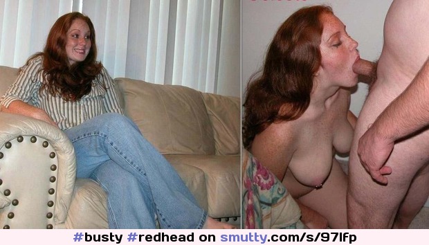 #busty #redhead #freckled #dressedundressed #piercednipples #blowjob #bigbreasts #curvy