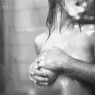 #sexycouple#showeringTogether#washingHerTits