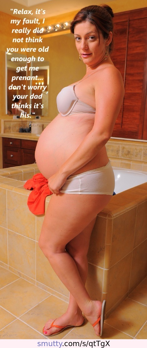 #mom #son #pregnant "Oops... my bad!"