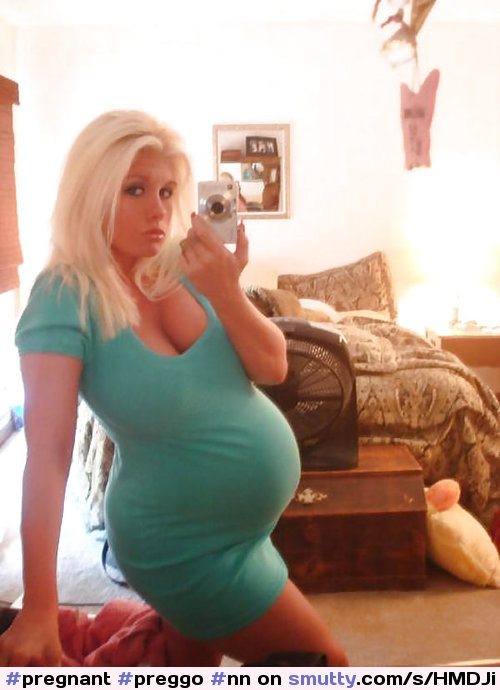 Source: #pregnant #preggo #nn #nonnude #blonde #tightdress #selfie