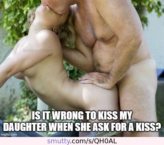 #teen #young #kiss #daddy #daughter #daddydaughter #incest #taboo #family