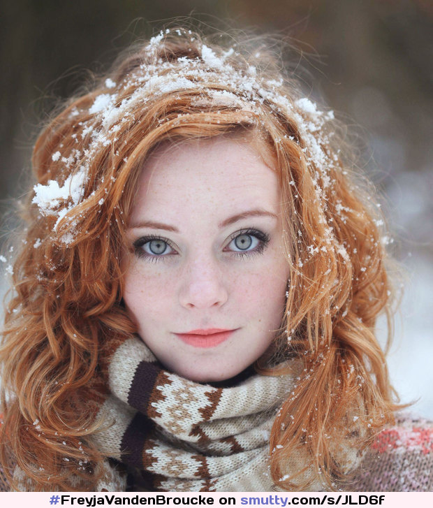 #FreyjaVandenBroucke #Froz #eyes #Beautiful #snow #ginger #redhead #rsop2016 #picture #photography #rsop3x4 #verybeautiful #beautifulface !!