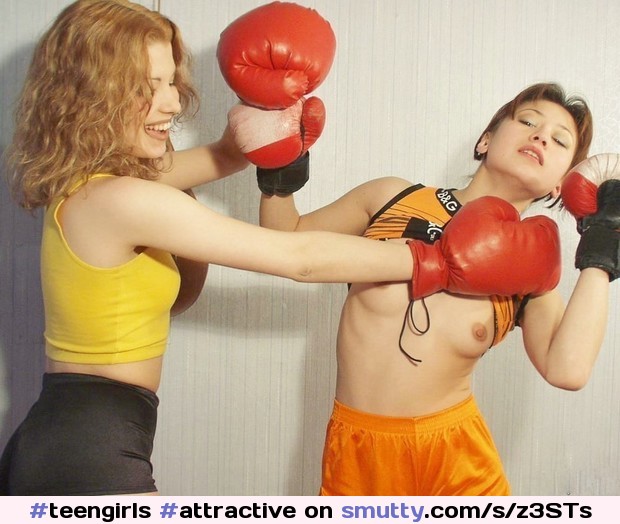 #teengirls#attractive#playful#aggressive#boxing#accidentalexposure#barebreasts