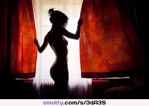 Frédéric Thomas #gorgeous #slim #slender #smalltits #silhouette #contrast #window #photography #ass #waist #posing #erotic #bun #elegant