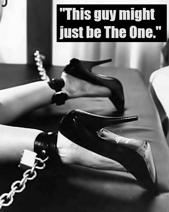 #PervMoms #BDSM #Chained #SexyHeels