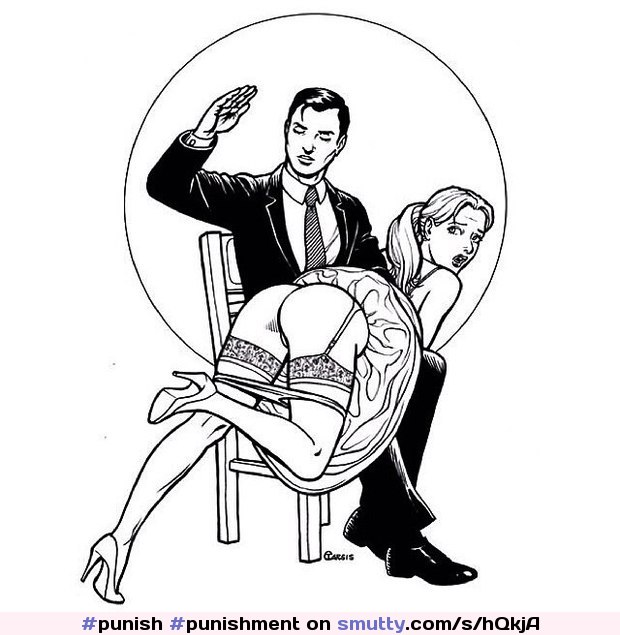 #punish #punishment #spanking #ponytail #drawing #linedrawing #heels #highheels #submissive #submissivegirl