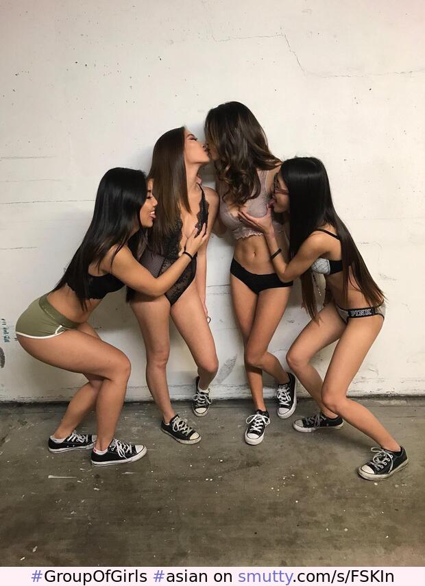 #GroupOfGirls #asian #boobgrab #booblicking #kissing #allstars