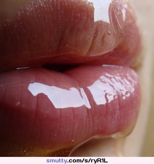 #glazed #lips #sexy #KissableLips #kissme #muah #hot closeup #awesome #beautiful