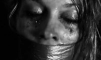 #gif#hot#sexy#dirty#kinky#used#fucktoy#submissive#bondage#ducttape#tapedmouth#smearedmascara#eyecontact#forced#rough#BlackAndWhite