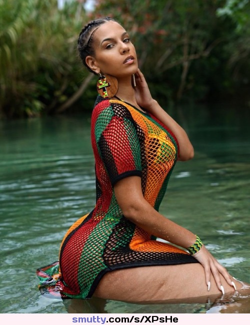 #ebony #babe #milf #nn #fishnet #Jamaica #bikini #sexy #water #summer #thighs #goddess #amazon #erotic #sultry #seductive #curvy #hottie
