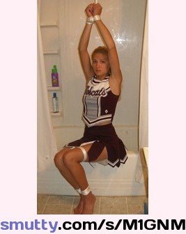 #teen #cheerleader #tied #readytobefucked