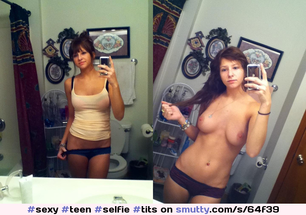 #sexy #teen #selfie #tits #panties #onoff #dressedundressed
