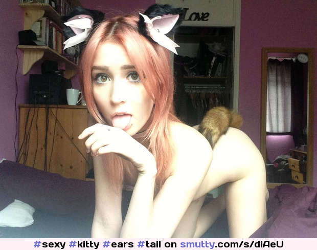 #sexy #kitty #ears #tail #plug #tailplug #buttplug #teen #licking