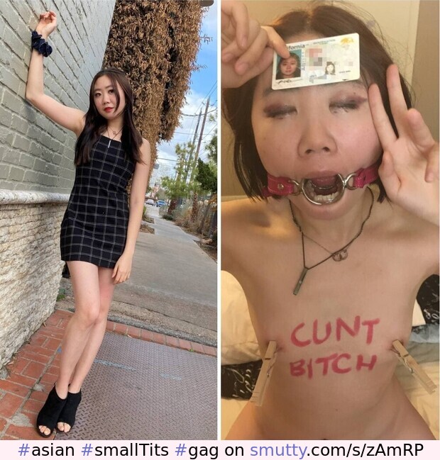Asian Sex Slave #asian #smallTits #gag #humiliation