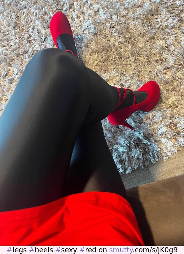 #legs #heels #sexy #red #sissy