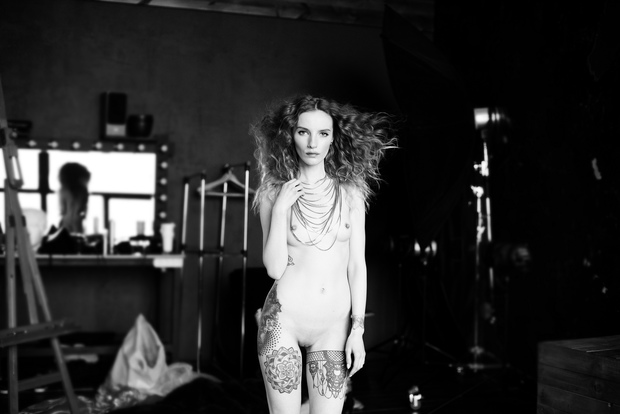 #ChristinaMay by #SatinPopalamPutyatina #tattooed #pierced #piercednipples #artnude #ArtisticNude
