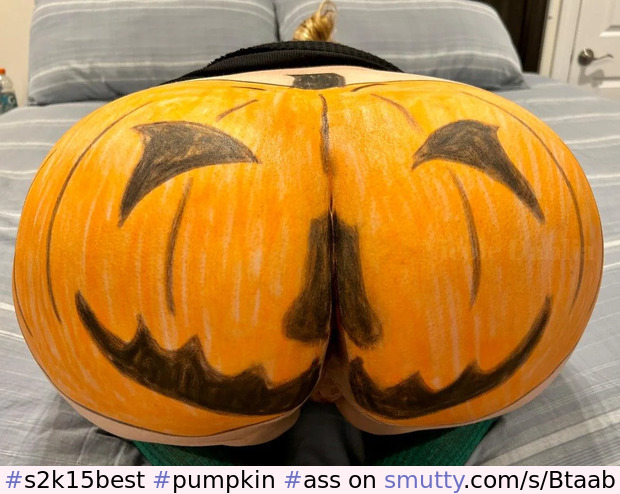 #s2k15best #pumpkin #ass #paint #halloween