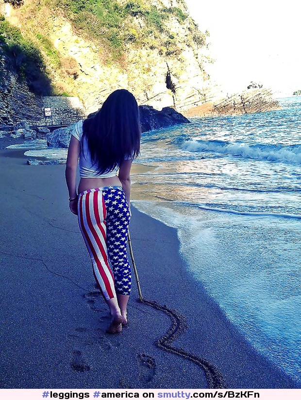 #leggings #america #spandex #yogapants #tight #ass #bigass #niceass #bigbooty #pawg #perfectass #beach #thick #showoff #booty #whooty #hot