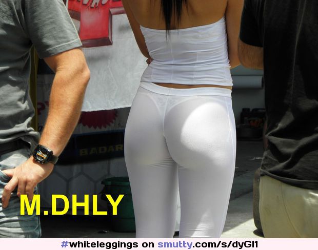 #whiteleggings #leggings #yogapants #spandex #seethrough #seethru #niceass #ass #booty #bigass #bigbooty #pawg #whooty #sexyass #sexy #slut
