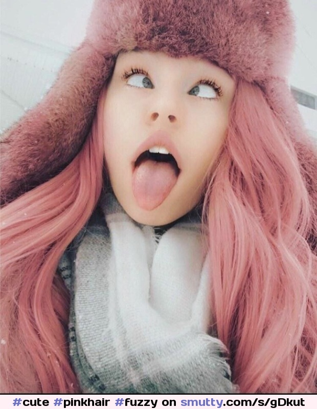 #cute #pinkhair #fuzzy #hat #cumtarget #airhead #adorable #ditzy #fun #crosseyed #teen #redhead #teen #sexy #tongueout #ahegao #nonnude
