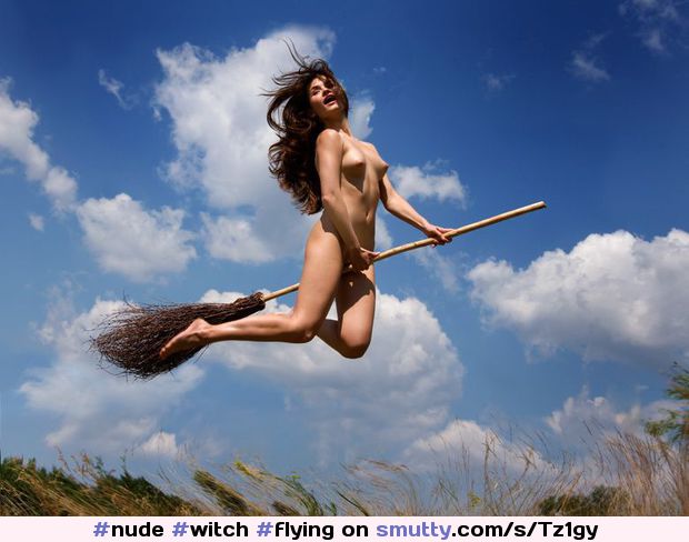 Happy Halloween #nude #witch #flying #CompletelyNaked #intheair #halloween