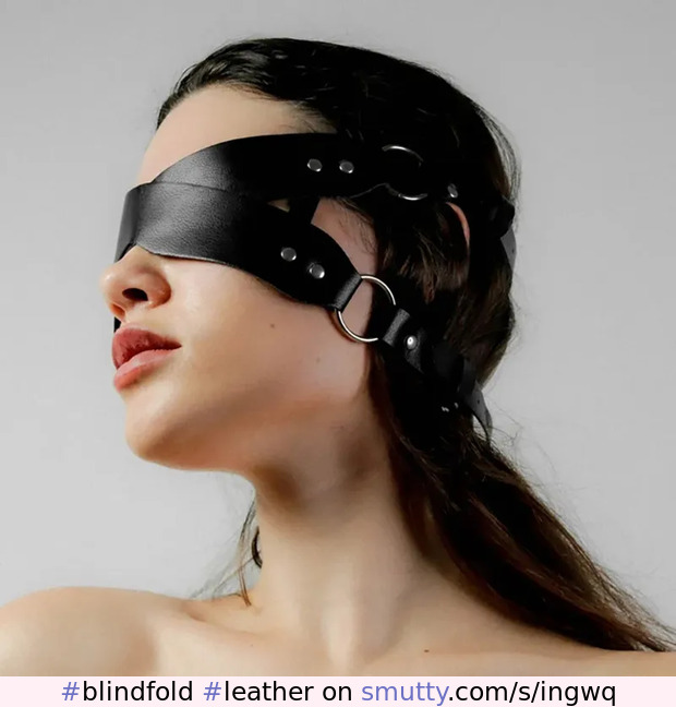 #blindfold #leather