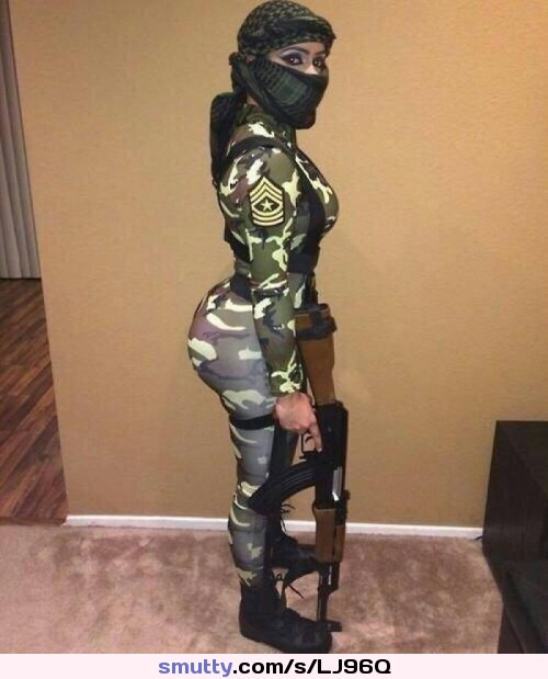In a world where few men survive, warrior clans of women are at war for breeding rights. This is your guard.

#arab #sexy #gun #uniform #a
