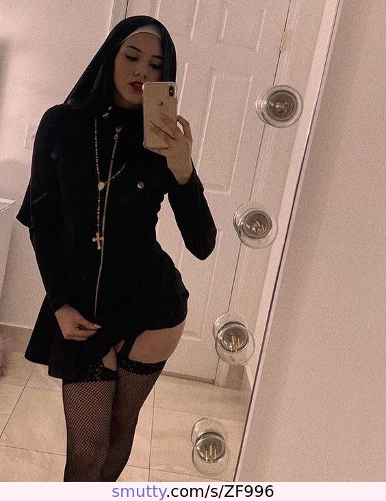 #nun# halloween #stockingsandsuspenders