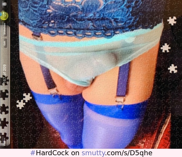 Nearly finished. Can you tell what it is yet? #HardCock #CockInPanties #CockInLingerie #stockings #PornJigsawPuzzle #ThrobsDailyTreat