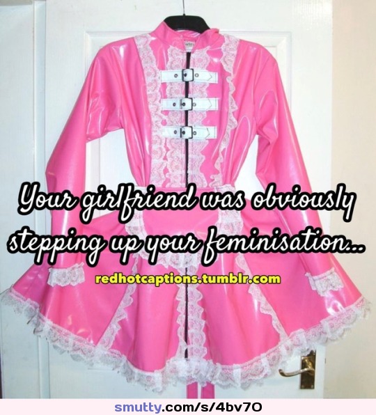 #caption#femdom#sissy#latex#maidsdress#perfectoutfit#trapped