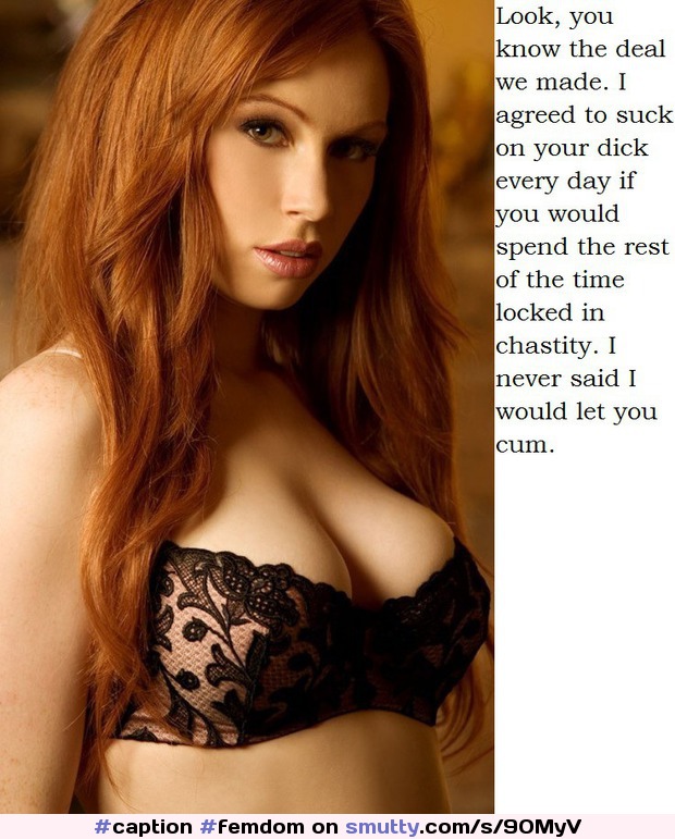 #caption #femdom #chastity #redhead #ginger #gorgeousgirl  #wanttofuckher #wanttobeherslave #wanttobehertoy #evilbitch #perfect