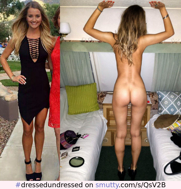 #dressedundressed #clothedunclothed #beforeafter #amateur #naked #ass #stunning #femalebody #youngwoman
