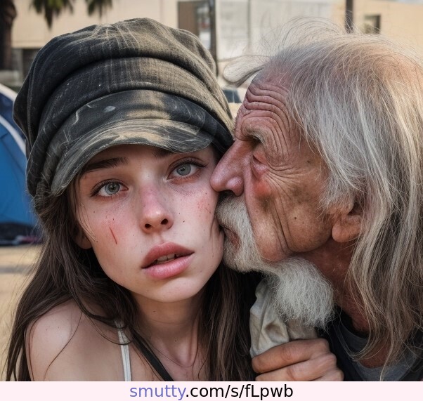 #oldandyoung #oldman #oldyoung #nudity #ai #aiart #generativeart #kiss #kissing