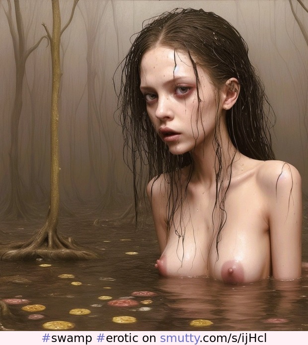 #swamp #erotic #eroticart #sensual #sensuality #nsfw #ai #aiart #generativeart #mud #filthy