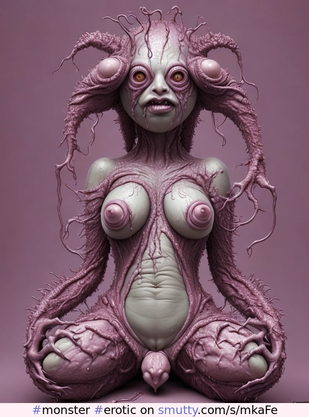 #monster #erotic #eroticart #bizarre #horror #bizarrecreature #ai #aiart #generativeart