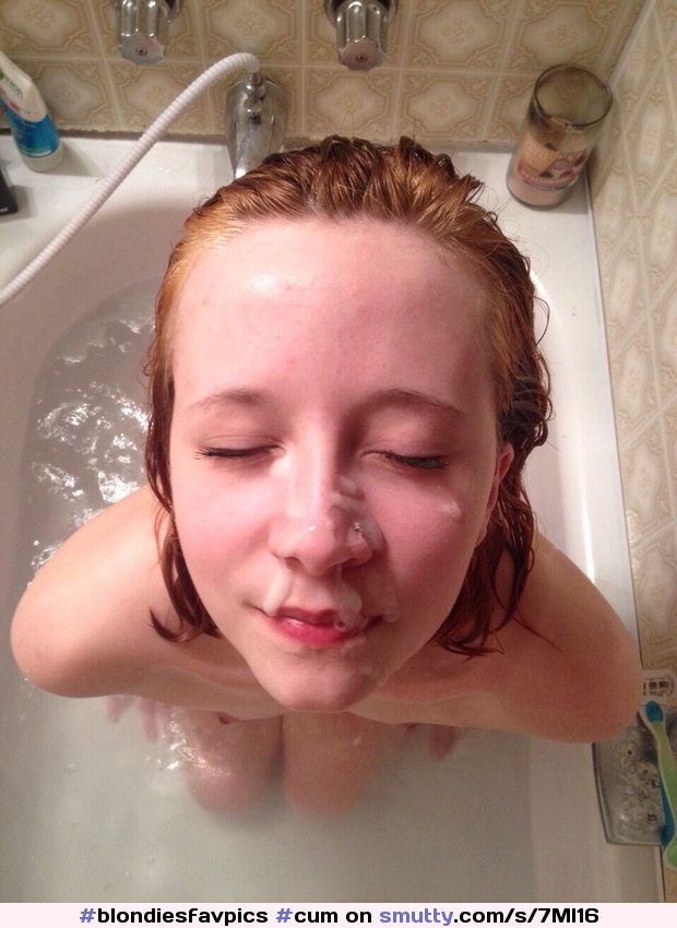 Cum Facial Bath Tub Kneeling Cumshot Amateur Amateurfacial