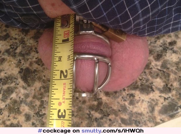 Tiny 1.5' chastity cage
#chastitydevice #penis #smallpenis #chastitycage #tinypenis #lockedup #measuring #cockcage