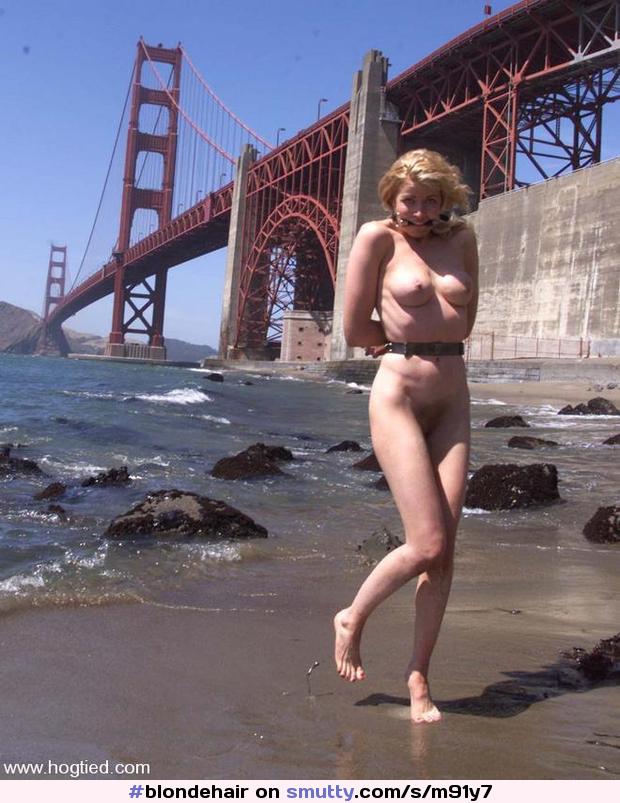 #SadieBelle#SanFrancisco#BayBridge#hogtied#submission#public#outdoors#outdoornudity#gagged#restrained#breasts#naturalbreasts#blondehair