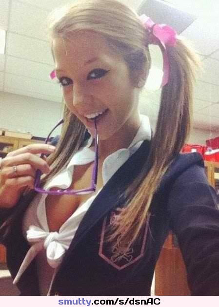 #schoolgirl #pigtails #glasses #young #tease #selfshot