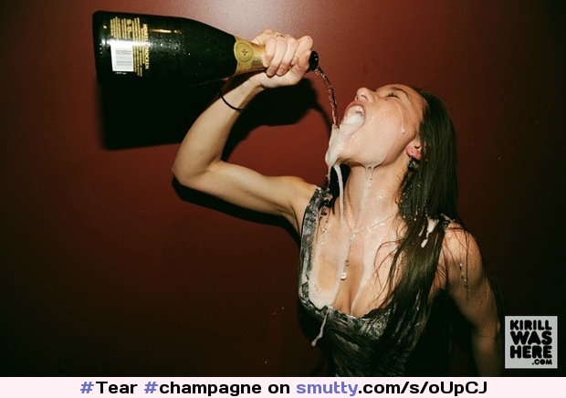 #Champagne #ChampagneFacial #Facial #Hot #Wet #Cleavage #Party #PartyGirl #Asian #Hottie #Babe #Clubbing #OpenMouth #Drunk #Bottle #Tear