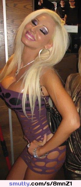 #blonde #barbie #plastic #makeup #eyeshadow #tits #faketits #dress #slut #slutty  #public #beauty #bimbo #puppet #fuckdoll #doll