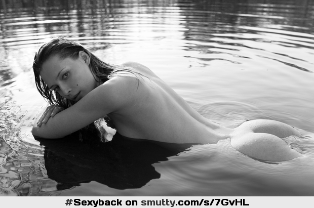 #BlackAndWhite #Gorgeous #eyes #ArtisticNude #artnude #Water #wet #TiiuKuik by #AlexFreund #Erotic #Sexy #Ass #Sexyback