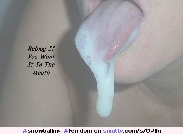 #femdom #cei #caption #cum #cuminmouth #cumdripping #snowballing