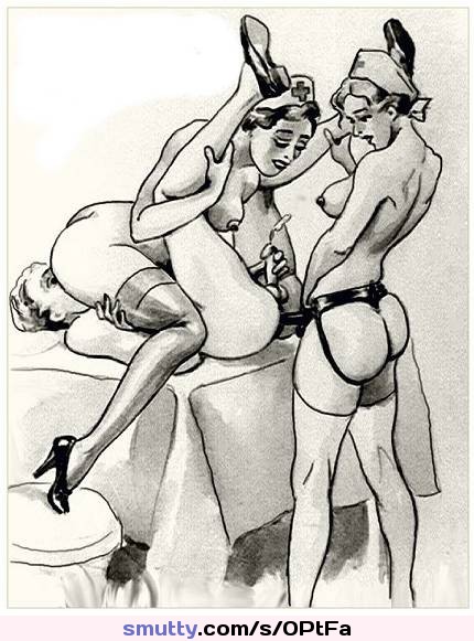 #femdom #strapon #pegging #doubleteam #cartoon #nurse #stockings #highheels #cum #cumshot
