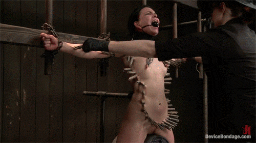 #pain #gif #torture #clothespins #gagged #bound #abused #bdsm #submission #...