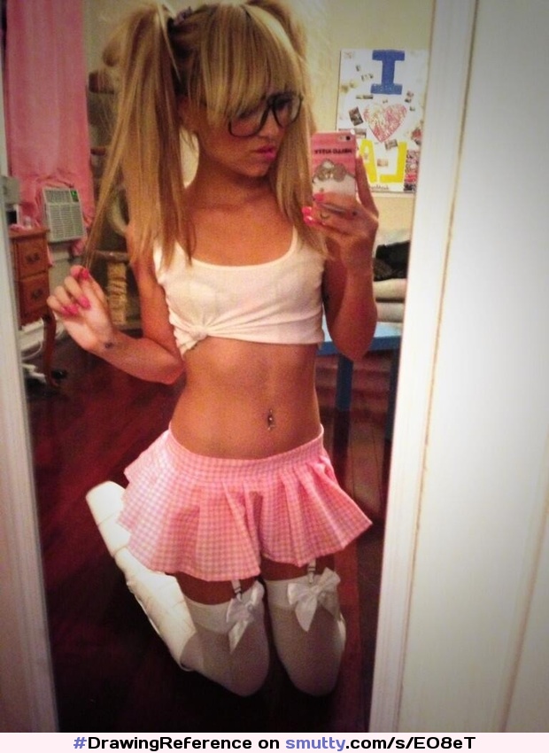 #stunning #sexy #blonde #fancydress #pigtails #miniskirt #stockings #perfecbody #selfie #selfpic #gorgeous