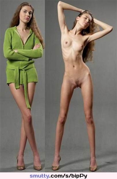 #skinny #beforeandafter #ribs #smalltits #robe #FlatStomach #thinlegs #trimmedpussy #hipbones #brunette #highheels