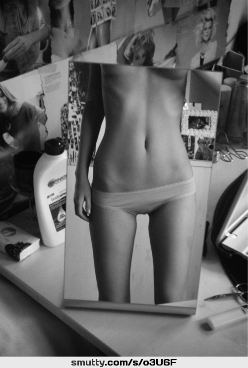 #skinny #BlackAndWhite #panties #ribs #gap #underboob #teen