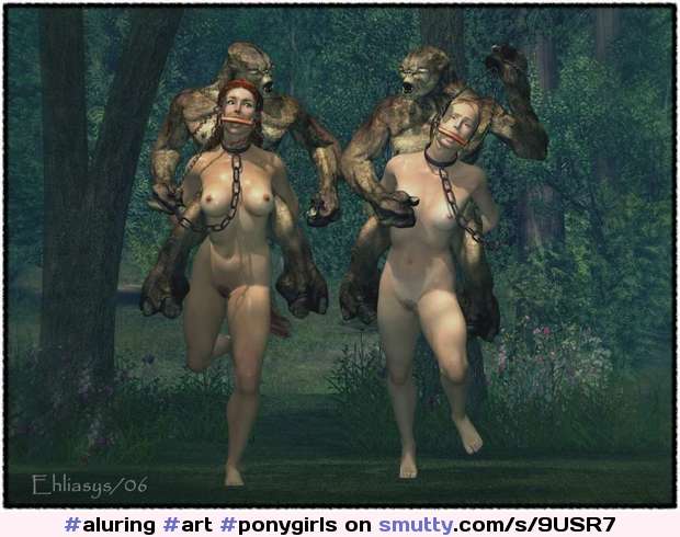 #art #ponygirls #nude #bit #ridden #beast #3dtoon #3d #hot #aluring